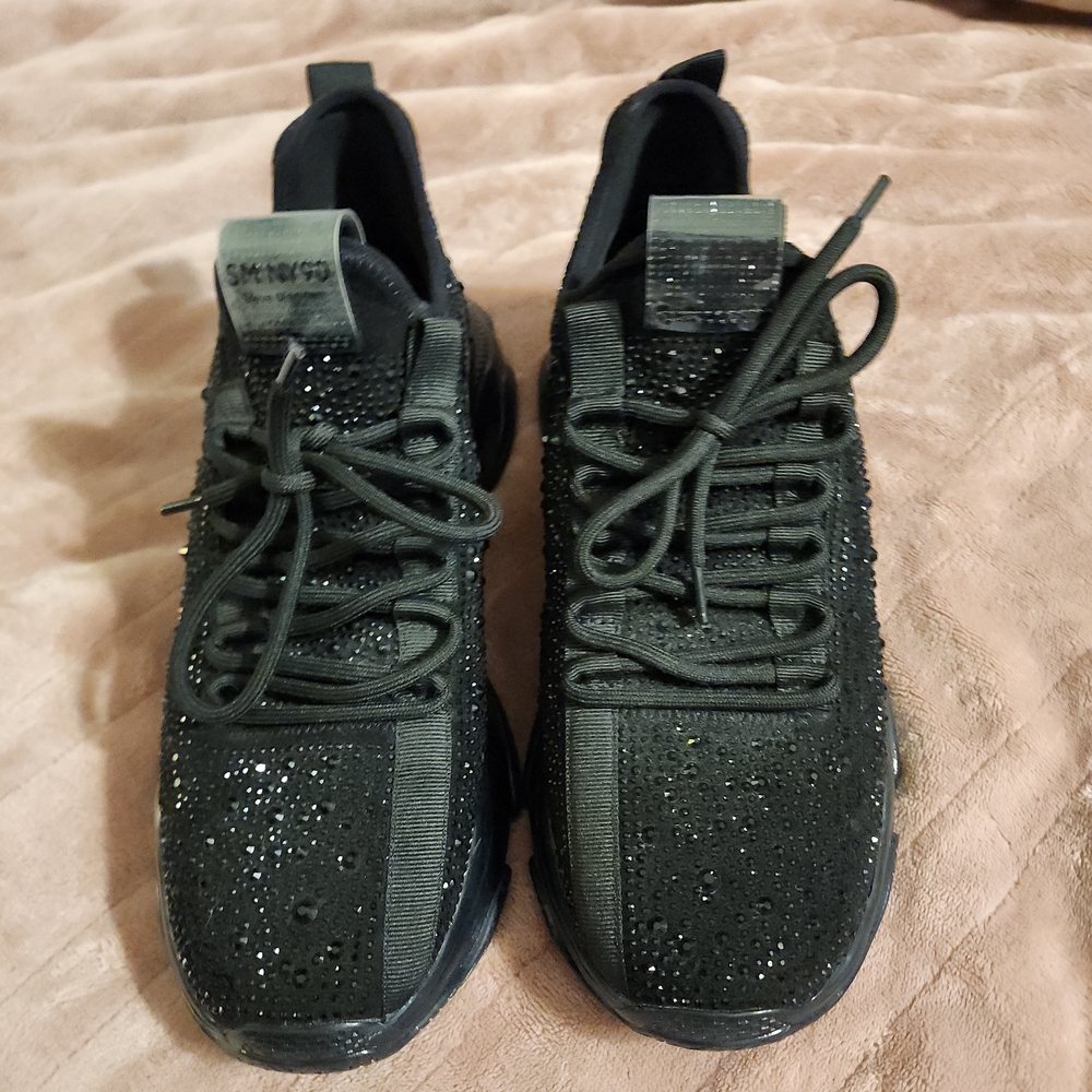 Black Sparkly Sneakers - Picture 2 of 4